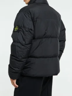 4100010 Crinkle reps NY Bomber Jacket i Sort
