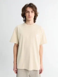 Croco T-shirt i Oatmeal