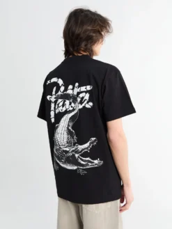 Croco T-shirt i Sort