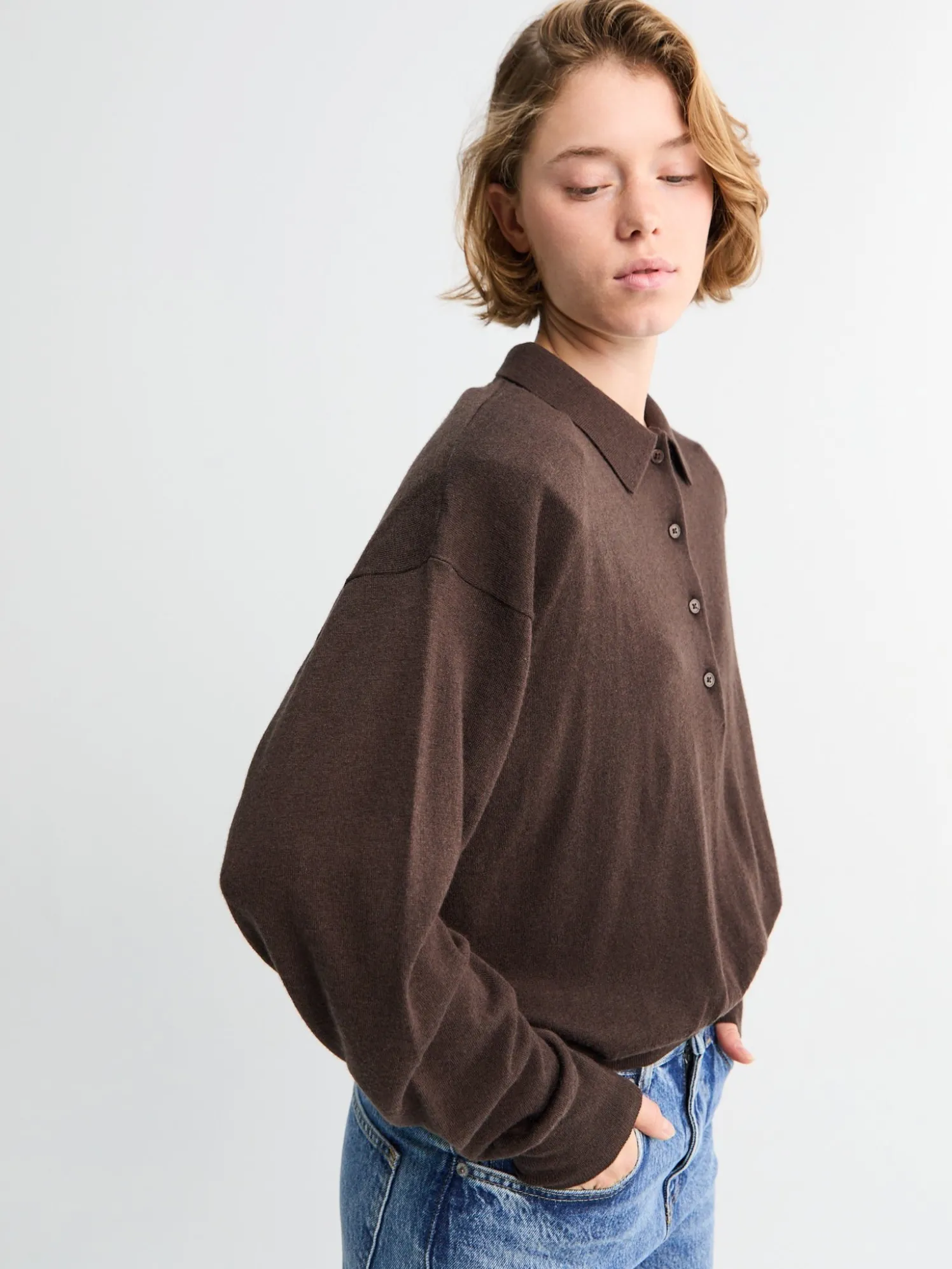 Croydon Padded Strik Polo i Brun