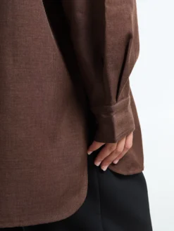 Culver Cargo Skjorte i Dark Brown