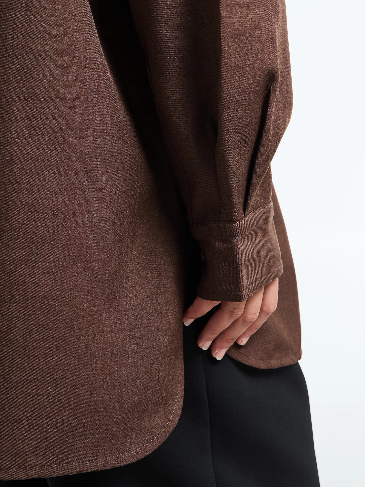 Culver Cargo Skjorte i Dark Brown