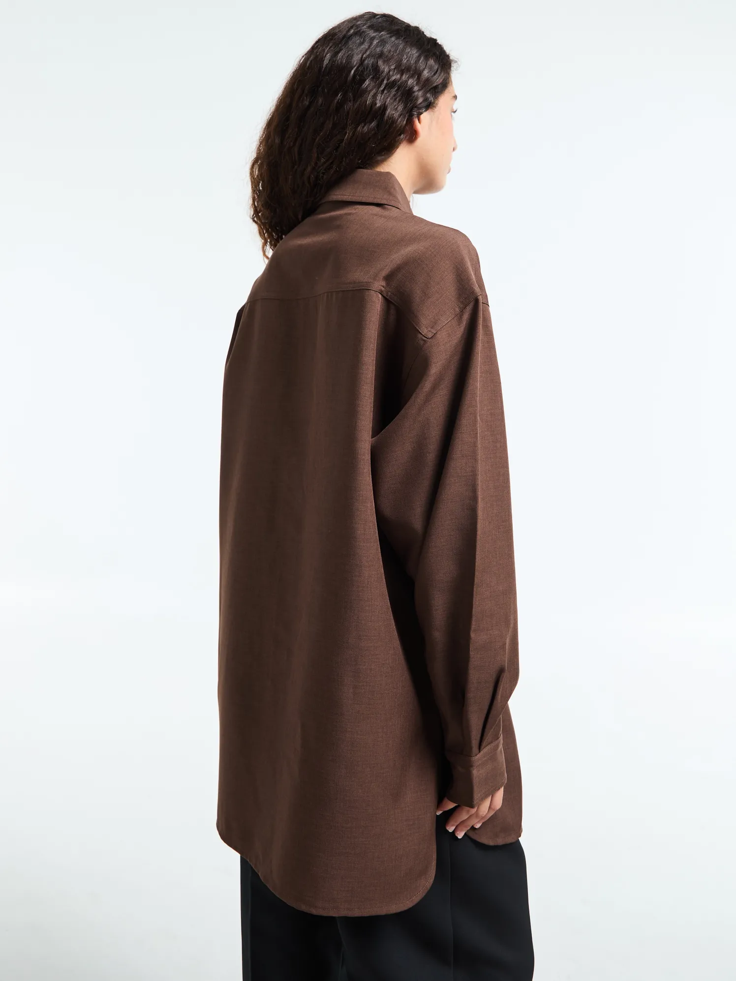 Culver Cargo Skjorte i Dark Brown