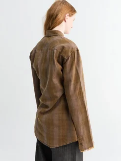 Daisy Skjorte i Dakota Flannel Tern
