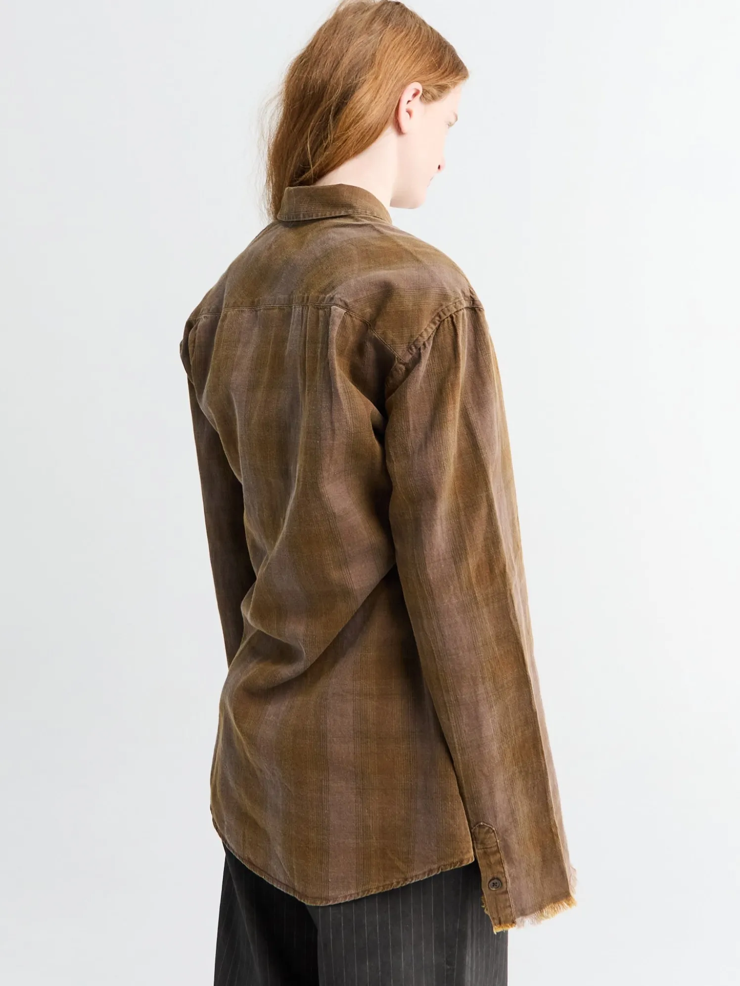 Daisy Skjorte i Dakota Flannel Tern