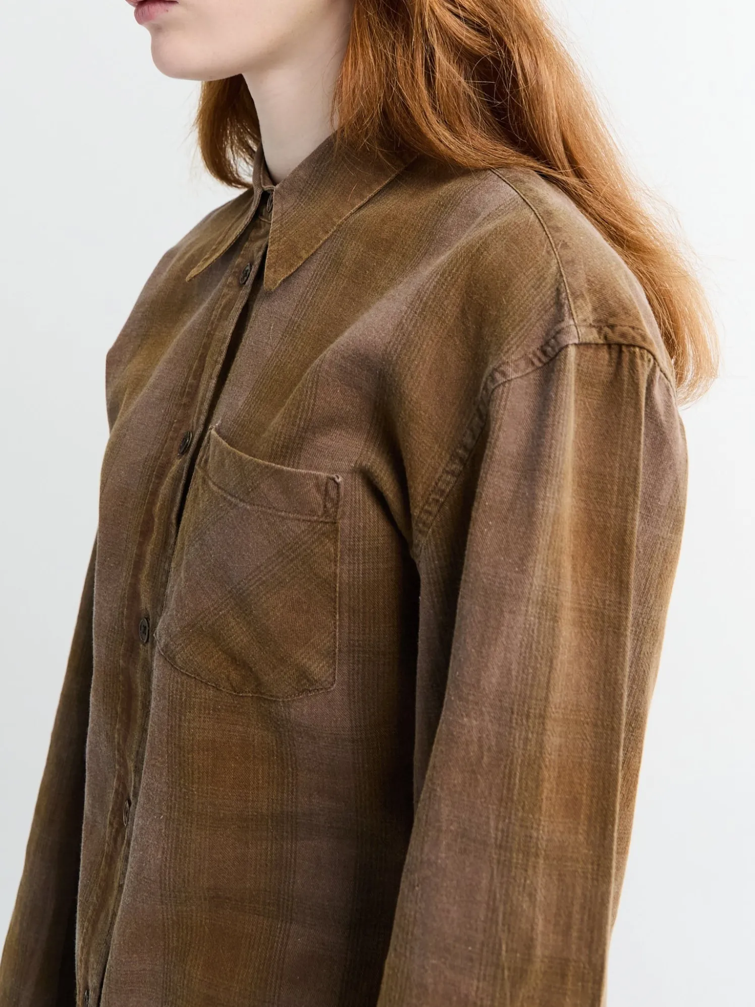 Daisy Skjorte i Dakota Flannel Tern