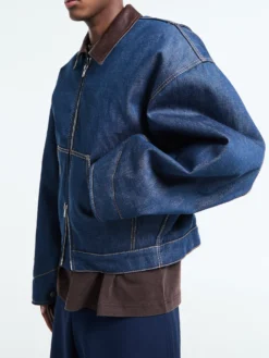 Denim Jacket i Indigo Blue