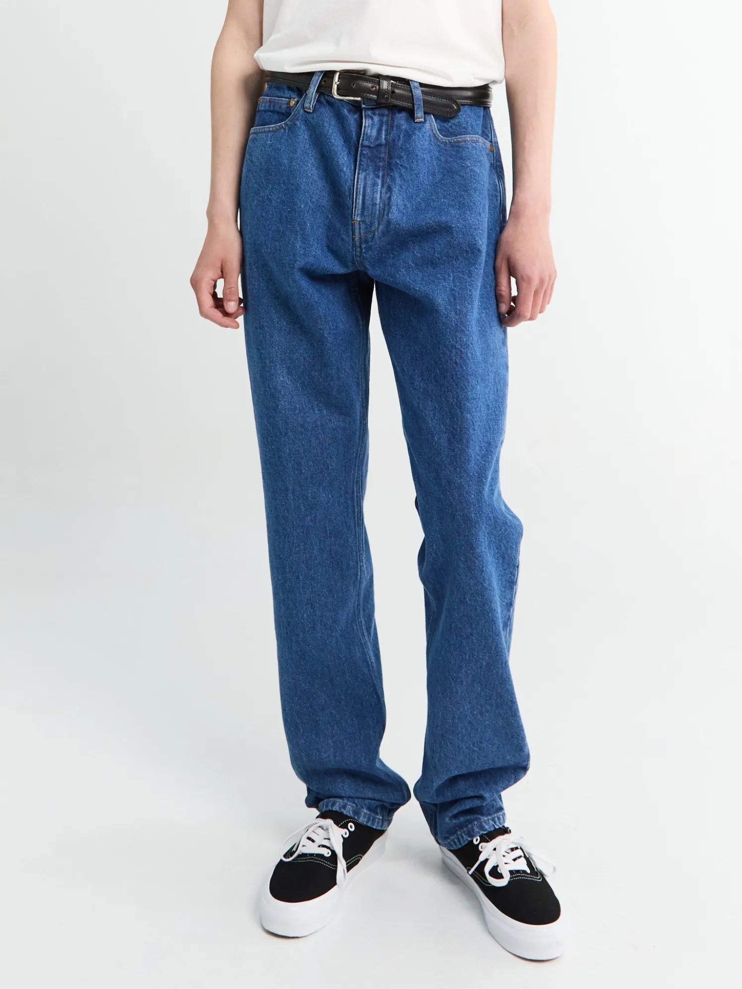 Denim Trouser 2 Treated i Medium Denim