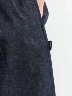 Denim Tuck Pants i Indigo