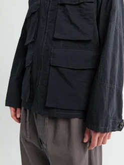 3D Pocket Jacket i Squid Ink