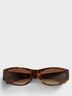 Eddie Kyu Solbriller i Tortoise og Brown Gradient Lens