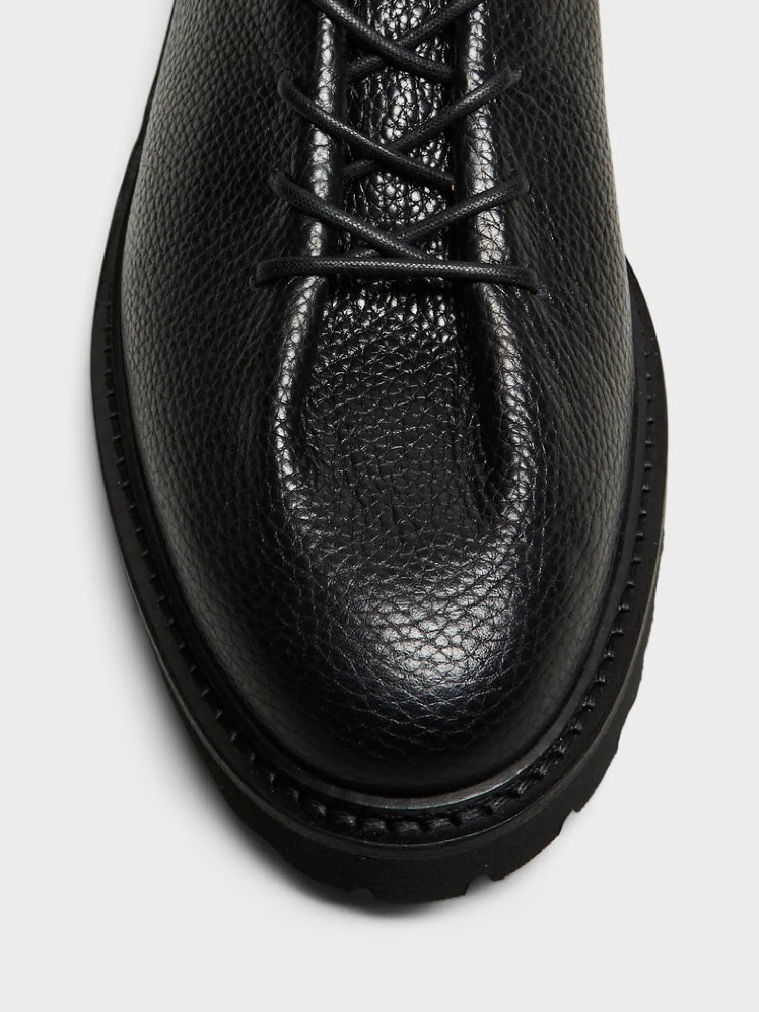Edouard Lug Derby i Grained Black