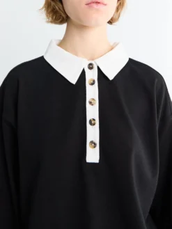 Faithful Top i Sort og Hvid