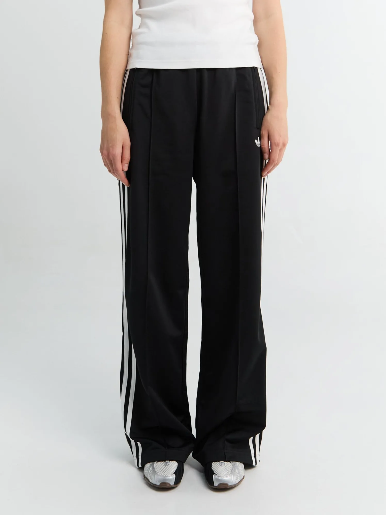 Firebird Loose Trackpants i Sort og Hvid