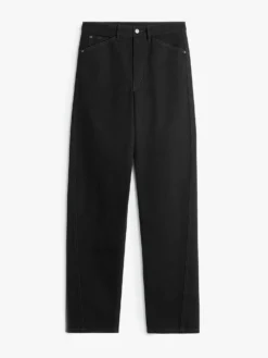 Five Pockets Twisted Bukser i Sort