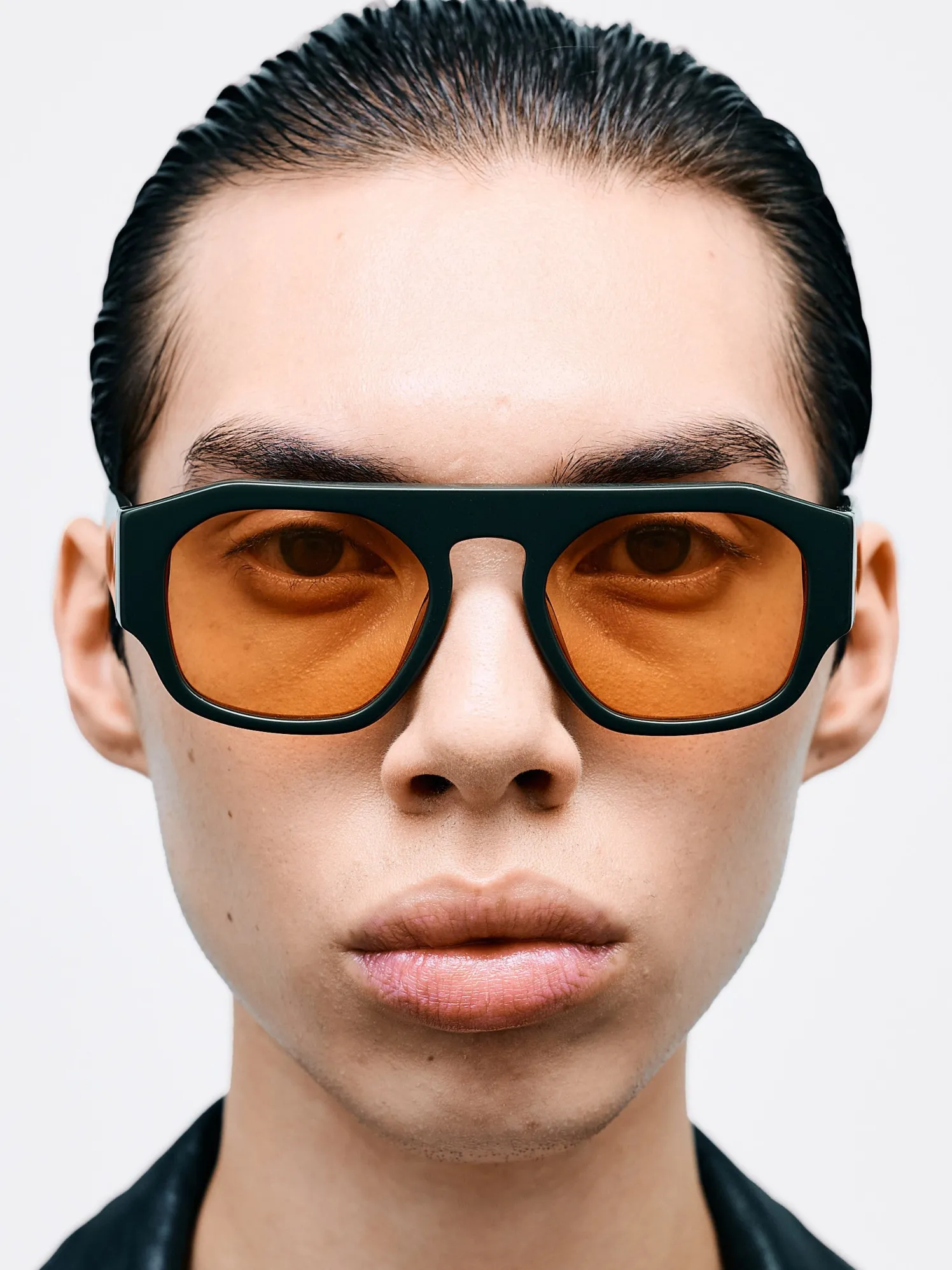 Flatlist x Sunflower Shade 02 Solbriller i Forest Green og Solid Orange Lens