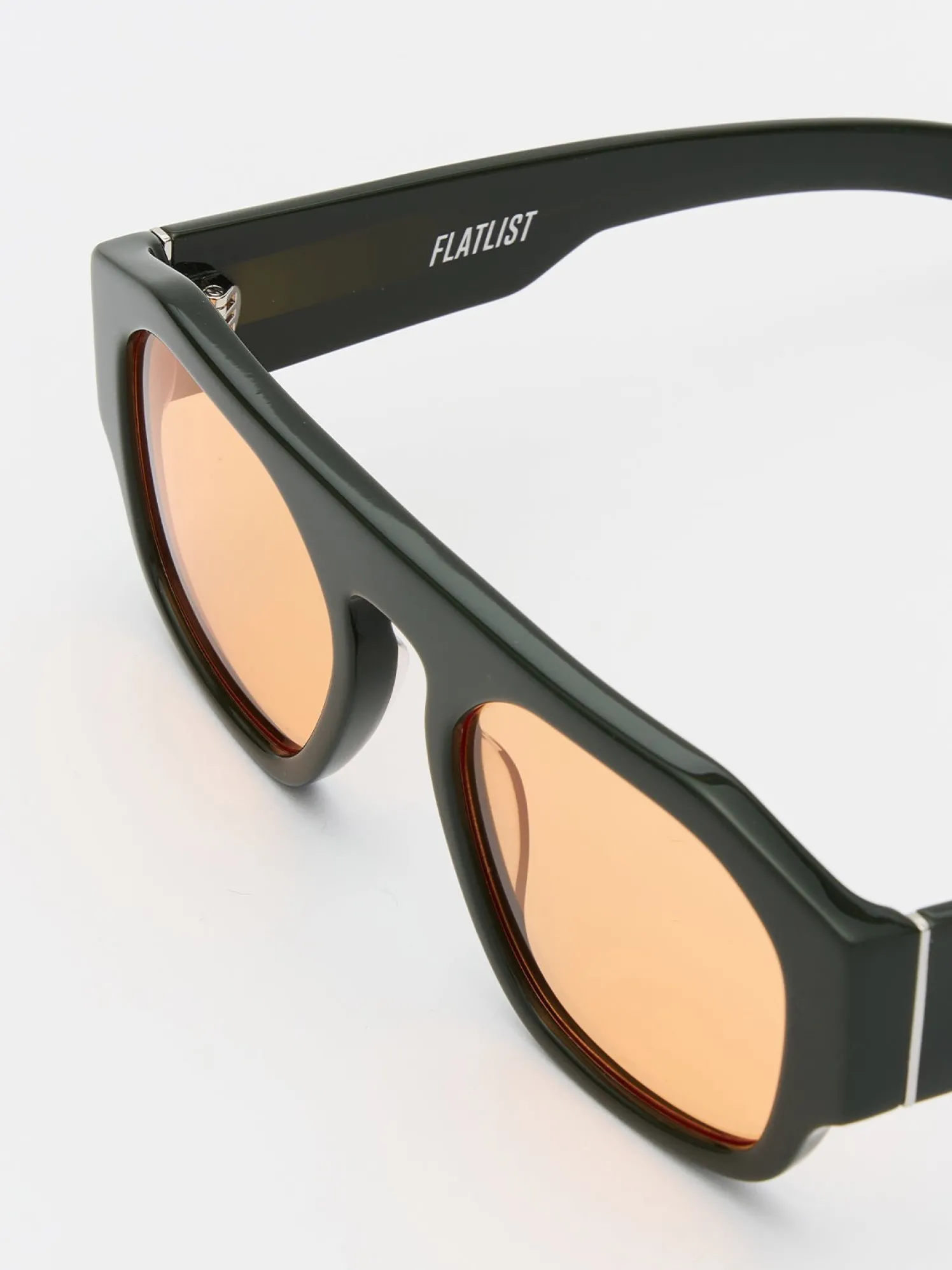 Flatlist x Sunflower Shade 02 Solbriller i Forest Green og Solid Orange Lens