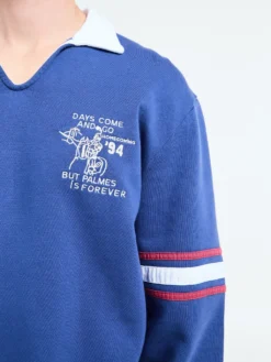Forever Open Rugby Shirt i Blå