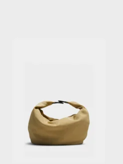Fortune Croissant Filt Taske i Lys Beige