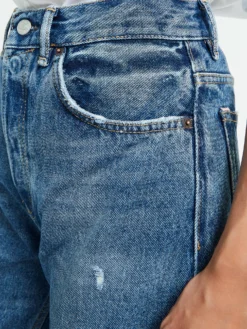 2021F Regular Fit Jeans i Mid Blue