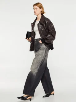 2023F Super Baggy Fit Jeans i Black Trafalgar