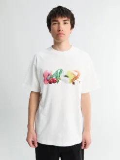 Glam Flowers T-Shirt i Hvid