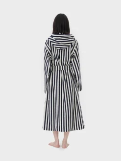 Hooded Badekåbe i Humbug Stripes