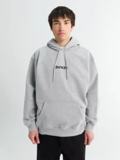 Italic Hoodie i Heather Grå