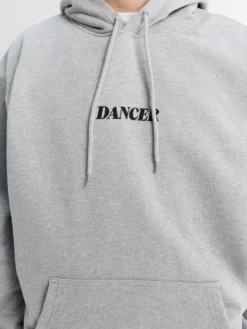 Italic Hoodie i Heather Grå