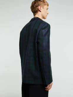 Jakke i Navy Checked