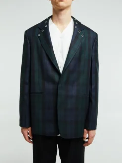 Jakke i Navy Checked