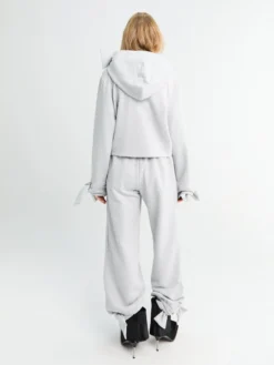 Jet Hoodie i Grå Melange