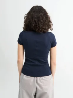 Jill Baby Tee i Navy