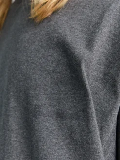 Klassisk kortærmet T-shirt i Koksgråmeleret