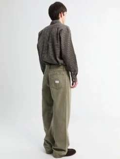 Korshavn Relaxed 5 Pocket Heavy Twill Shorts i Vetiver
