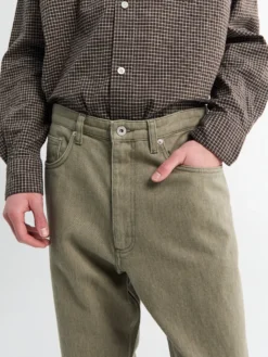 Korshavn Relaxed 5 Pocket Heavy Twill Shorts i Vetiver