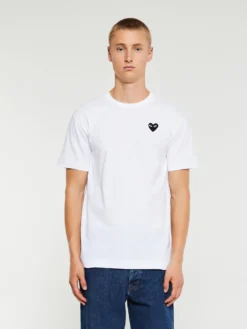 Kortærmet T-shirt i Hvid
