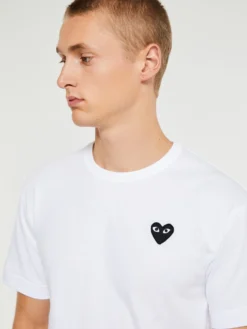Kortærmet T-shirt i Hvid