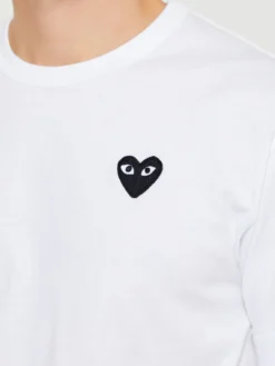 Kortærmet T-shirt i Hvid