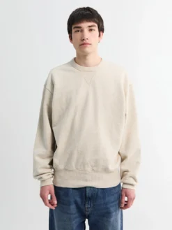 Kulhuse Cotton Linen Loopback Sweatshirt i Natur