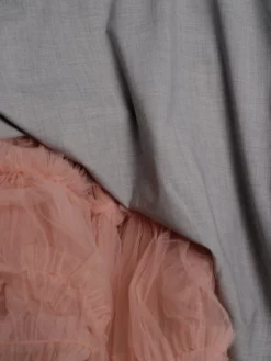 Lana Skirt i Lysegrå med Pink