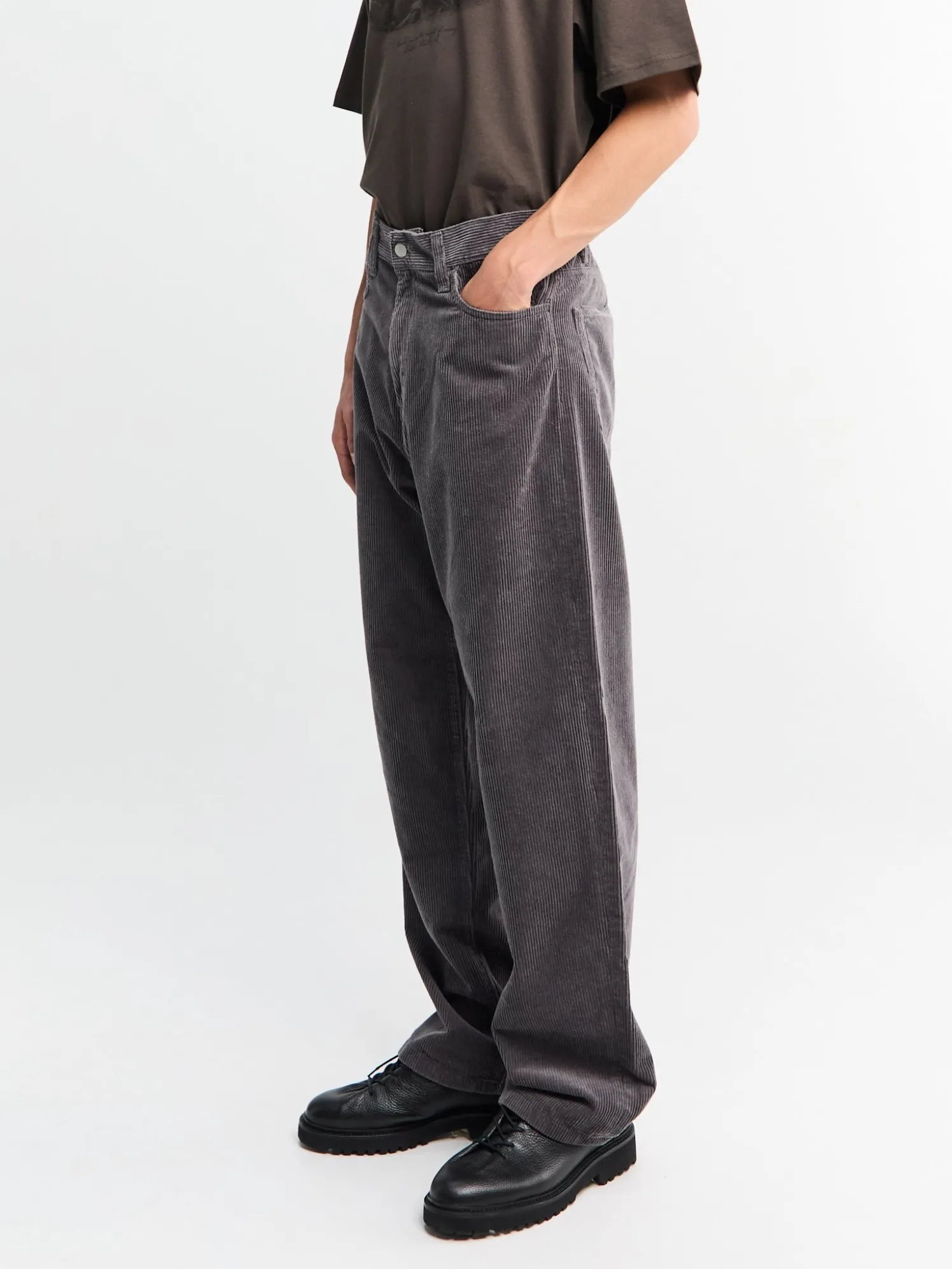 Landon Pant 'Coventry' Corduroy i Porphyry