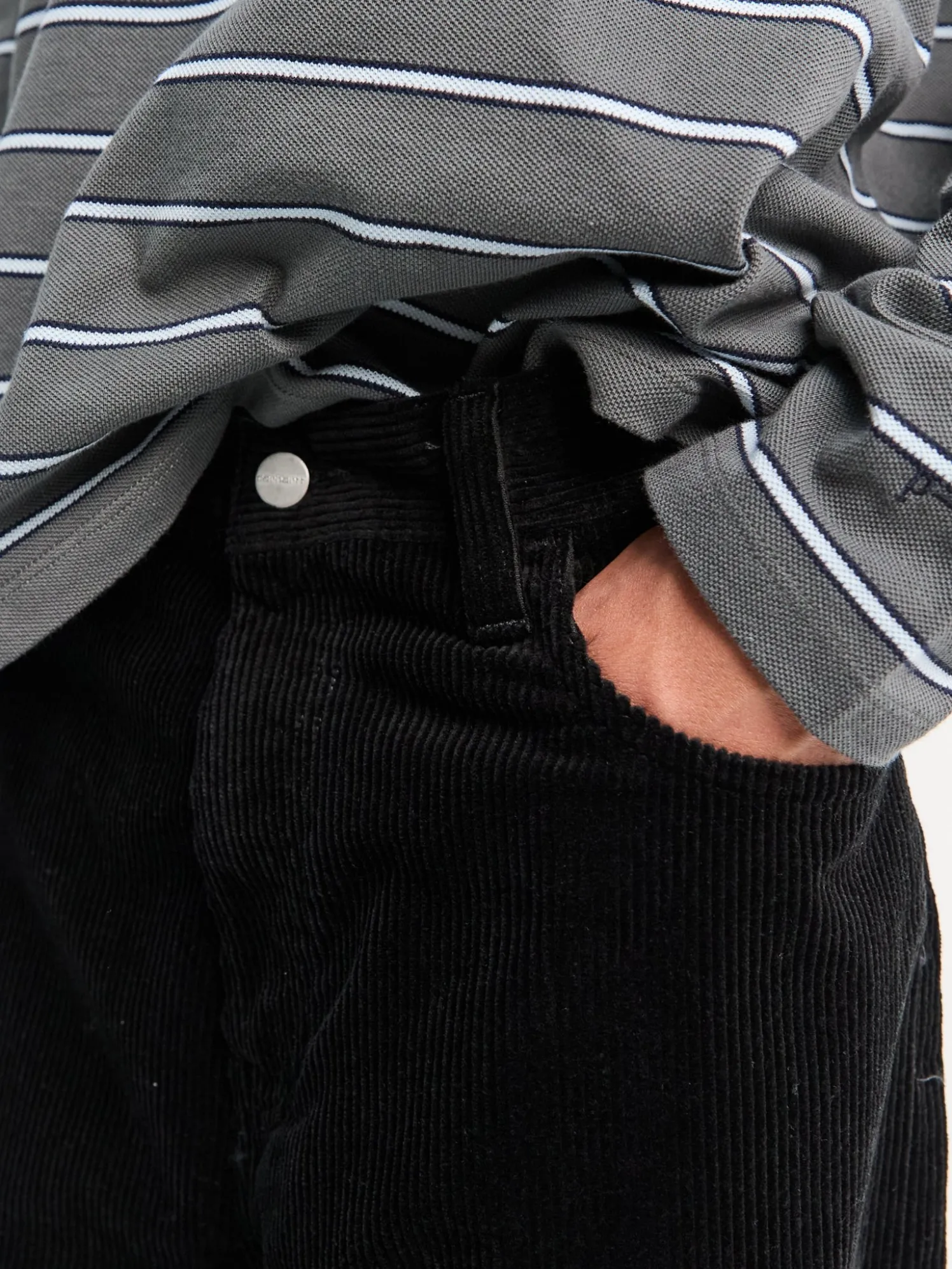 Landon Pant 'Coventry' Corduroy i Sort