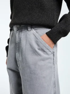 Large Pants in Heather i grå