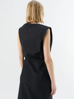 La Robe Drap Dress i Sort