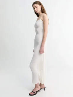 La Robe Maille Plumetis i Off White