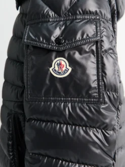 Lauros Hooded Short Down Jacket i Sort