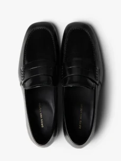 Læder Loafers i Sort