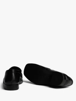 Læder Loafers i Sort