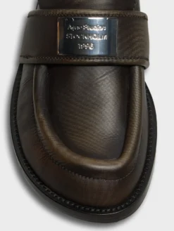 Leather Loafers i Brun